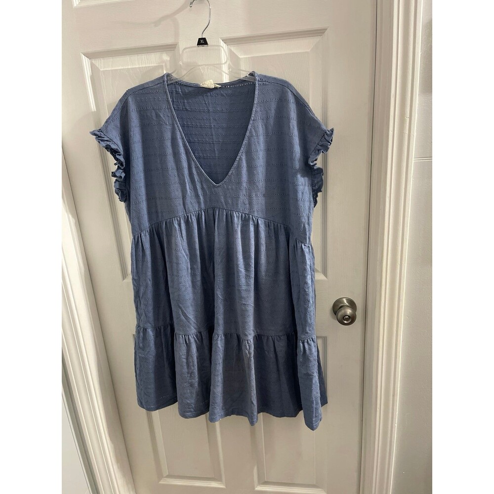 Chic Soul Dress Blue Size 1X